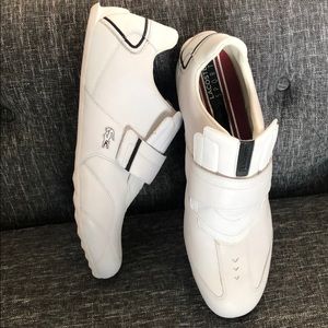 Men’s Lacoste sport Velcro sneaker white leather15